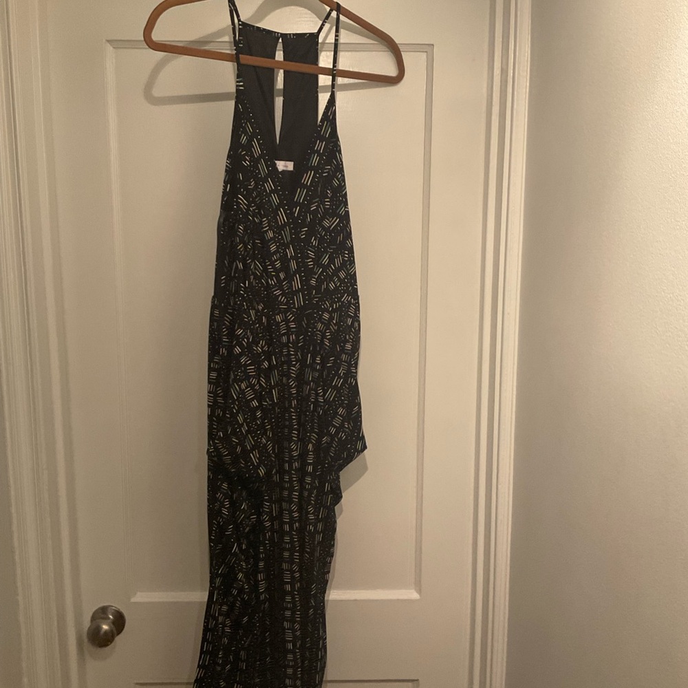 Bcbgeneration Black Geometric Backless Dress - image 1